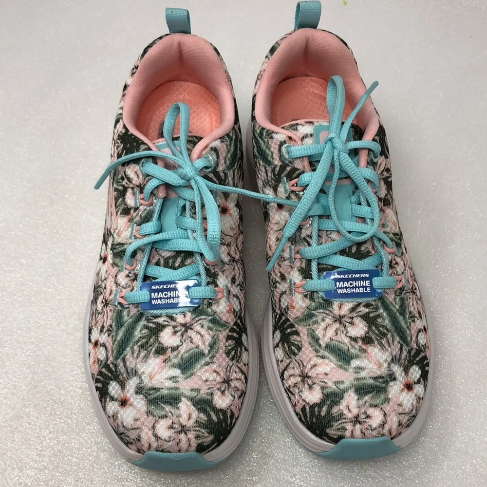 Skechers Sneakers Vapor Foam Floral Spring Bouquet Pink Multi Size 5.5 - Picture 6 of 13